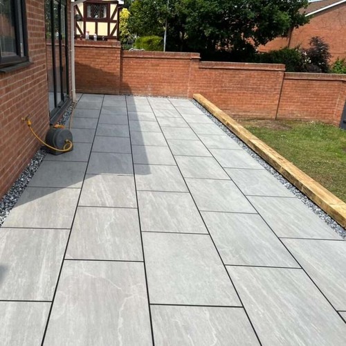 Kandla grey porcelain - porcelain, r11