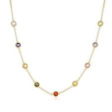 18k Gold Plated Multi Coloured