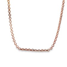 14ct Rose Gold Plated onto