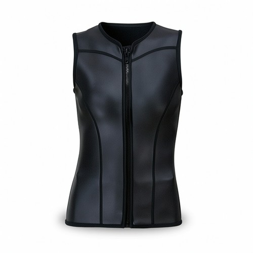 Wetsuit vest with zipper front - vest,
