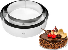 Stainless steel cake mousse - stainless,