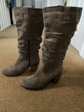 White Stuff Dark Beige Suede