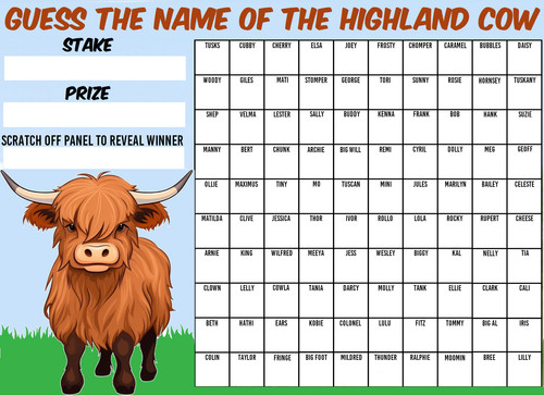 Guess the name highland - of,