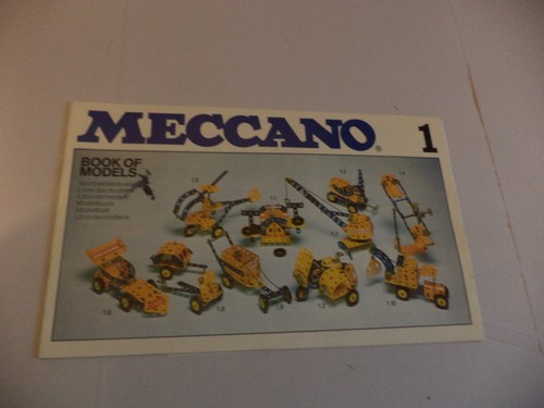 Old vintage meccano book - meccano,