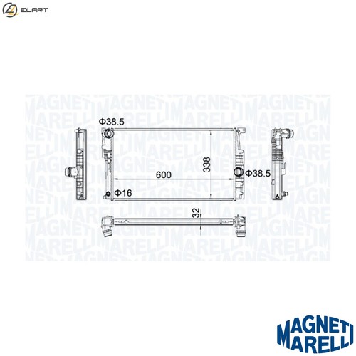 Radiator engine cooling - radiator,