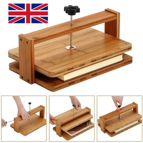 Wooden book press - wooden, bamboo