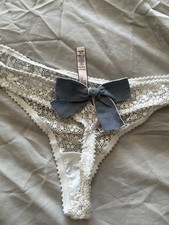 Sexy Large Victorias Secret Thong With Bow Panty