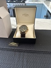 Rotary men quartz watch with - quartz,