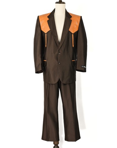 Vintage 90s y2k brown - 90s/y2k, striped