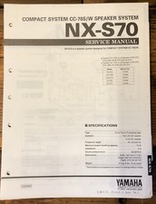 Yamaha NX-S70 Speaker  Service