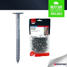 Timco Clout Nail Aluminium 38 x 3.35mm 1 KG For Roofing Felt, Slate, Shingles