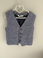 H&M Boys Blue Waistcoat Size