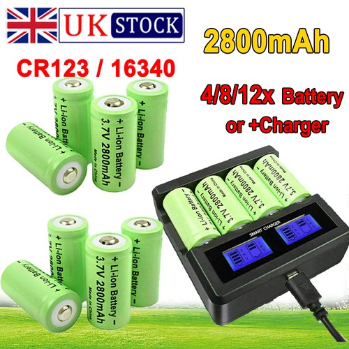 Top 2800mah rcr123a cr123a - top,