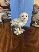 Country Artist Snowy Owl Figurine