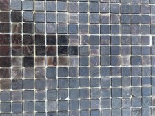 Sicis Murano glass mosaic tile sheet 295 x 295 - Chestnut made in Venice Italy