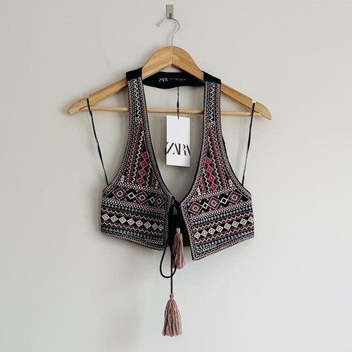 Zara multicoloured embroidered - zara,