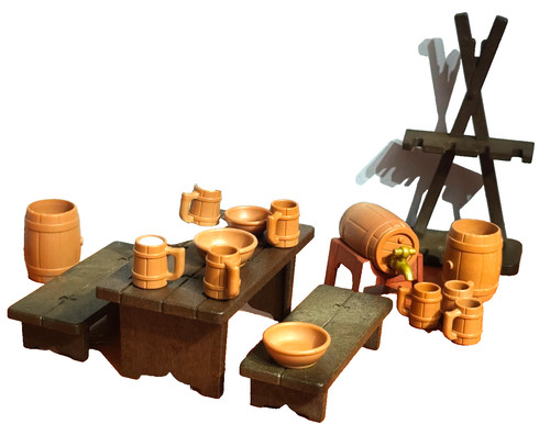 Playmobil lot feast medieval - lot,