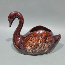 Kernewek Pottery Cornwall Swan
