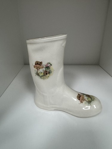 Vintage ceramic boot - ceramic,