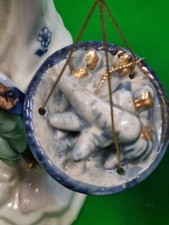 Vintage Style Blue & White