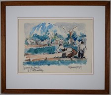 Playing Boules, Paris