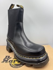 DR MARTENS BLACK  CORRAN ATLAS LEATHER HEELED CHELSEA BOOTS SIZE UK 5  EU 38