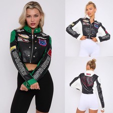 Women PU Faux Vegan Leather