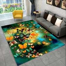 3D Butterfly Floor Rugs