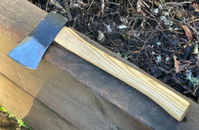 Vintage S&J 1-1/4 lb Axe Hatchet Kindling Chopper Garden Camping Tool