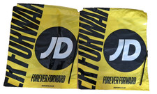 Jd Sports Drawstring Forever  x2  Gym / Festival/ PE /School X 2 Bags Yellow jd 