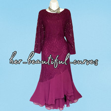 JOANNA HOPE EMBROIDERED FLORAL WEDDING OCCASION PARTY DRESS SIZE 22