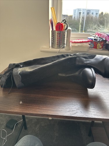 Black knee length - black, boots