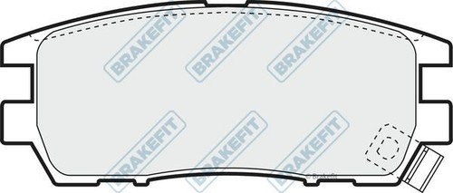 Apec rear brake pad set - apec, for
