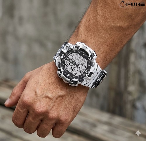 Mens white camouflage - white,