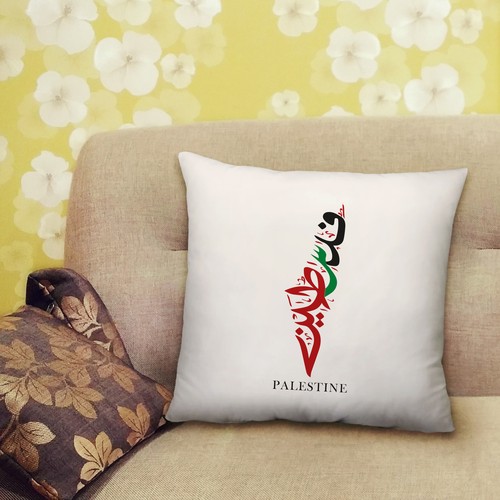 Palestine cushion arabic gaza - palestine,