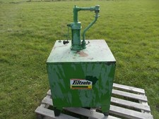 Vintage Filtrate Oil Dispenser Tank with Baelz pump 50 Gallons - not Castrol