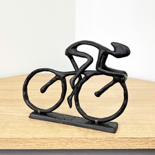 Cyclist Sculpture Figurine