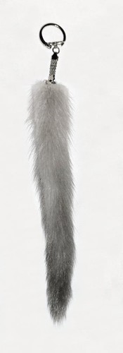 Mink pendant fur key - mink,