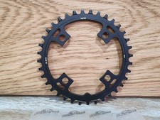 36T Sunrace 4 Arm Black Chainring 96 BCD