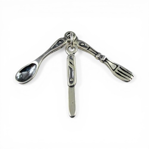 Sterling silver knife fork - knife,