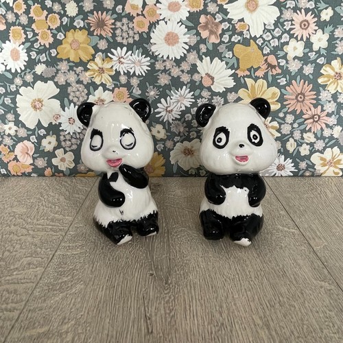 Novelty panda bears salt - salt, &