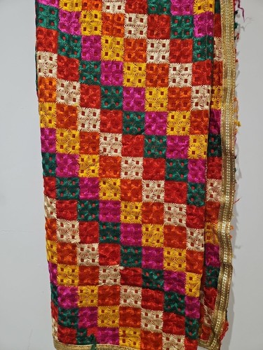 Phulkari dupatta ethnic - dupatta,
