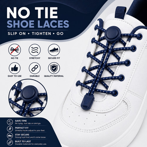 Tie shoe laces - tie, lazy