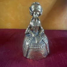 Vintage Brass Large Lady Bell