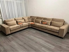 Ark Future 2C3 Large Soho Corner Sofa - Plush Velvet Modern Comfortable L-Shaped