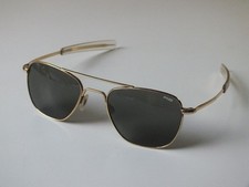AF-52[]20 5 1/2" RANDOLPH ENGINEERING  GOLD PILOT SUNGLASSES