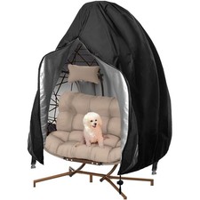 Waterproof Black Egg Chair