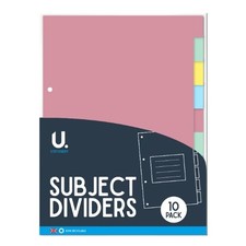 Subject dividers a4 - dividers,