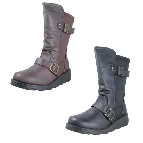 Ladies spot mid calf felt - ladies, on