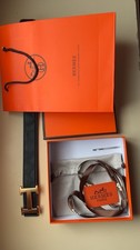 Hermès H Belt Black Leather